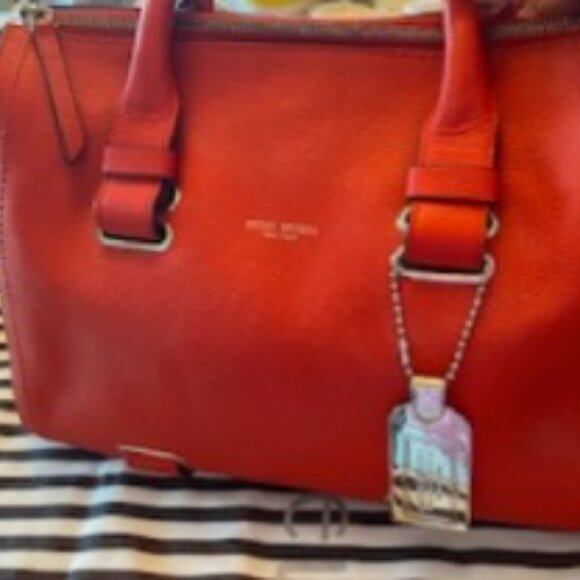 Henri Bendel Spruce Street Satchel - RED - Picture 7 of 16